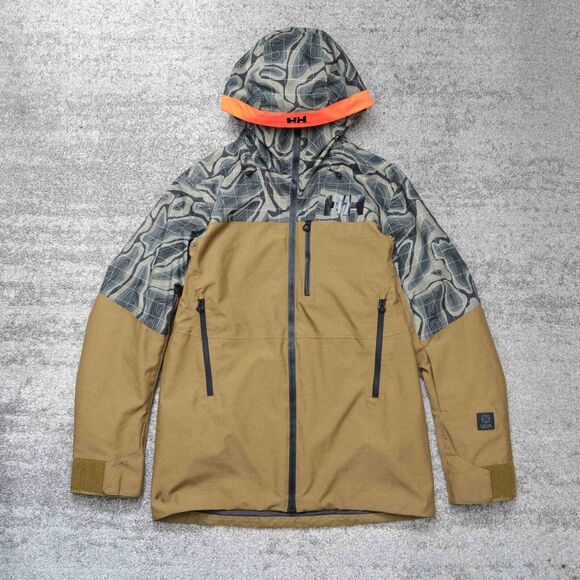 Helly Hansen Mens Ridge Shell Waterproof Ski Outdoors Winter Full Zip Jacket M - Picture 1 of 10